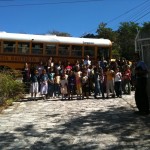 We had 88 folks on the north bus this past Sunday. Five visitors came came!