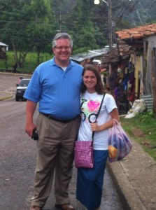 Brian and Isabella Yohe from Florida on her high school graduation trip