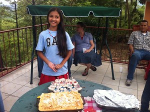 Brooklyn and her cupcakes!