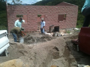 In Samuel's absence, the work continued on the building of the Seminary housing!