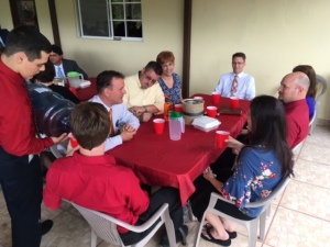 Special guests in for the weekend celebration included  16 people from New Testament Baptist Church in Inverness. Florida with their Pastor Ledford Hodges, brother of Sam Hodges.