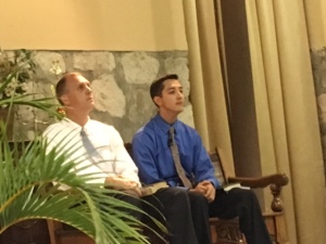 Our son Joseph preached in our Tuesday night service.  It was a joy to have him home from Pensacola, FL where he attends college and is serving as a church intern tis summer.